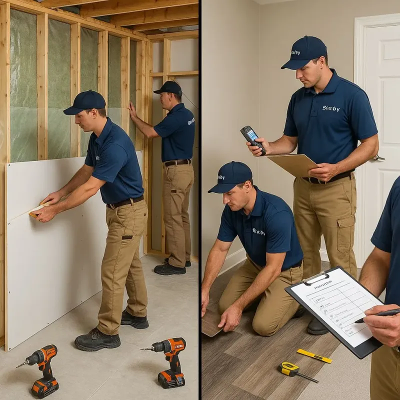Repairs and Reconstruction process in Rolling Hills Estates, CA